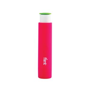 Flint Retractable Lint Roller Pink and White